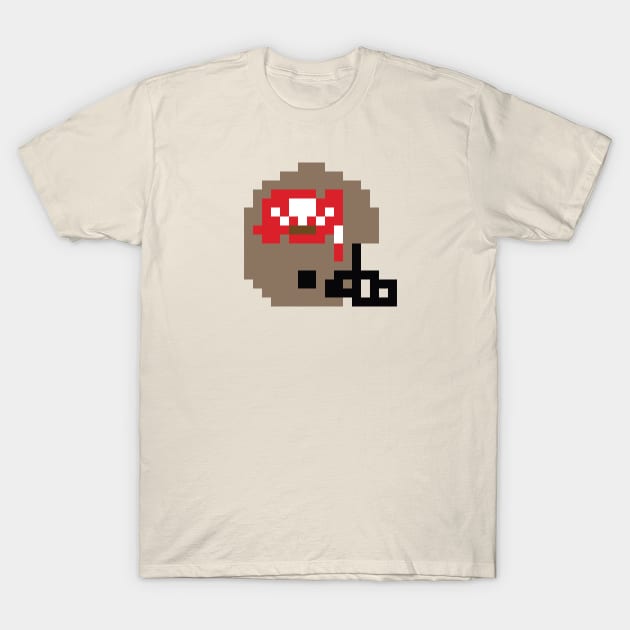 8 Bit Tampa Bay Buccaneers Helmet T-Shirt by N8I